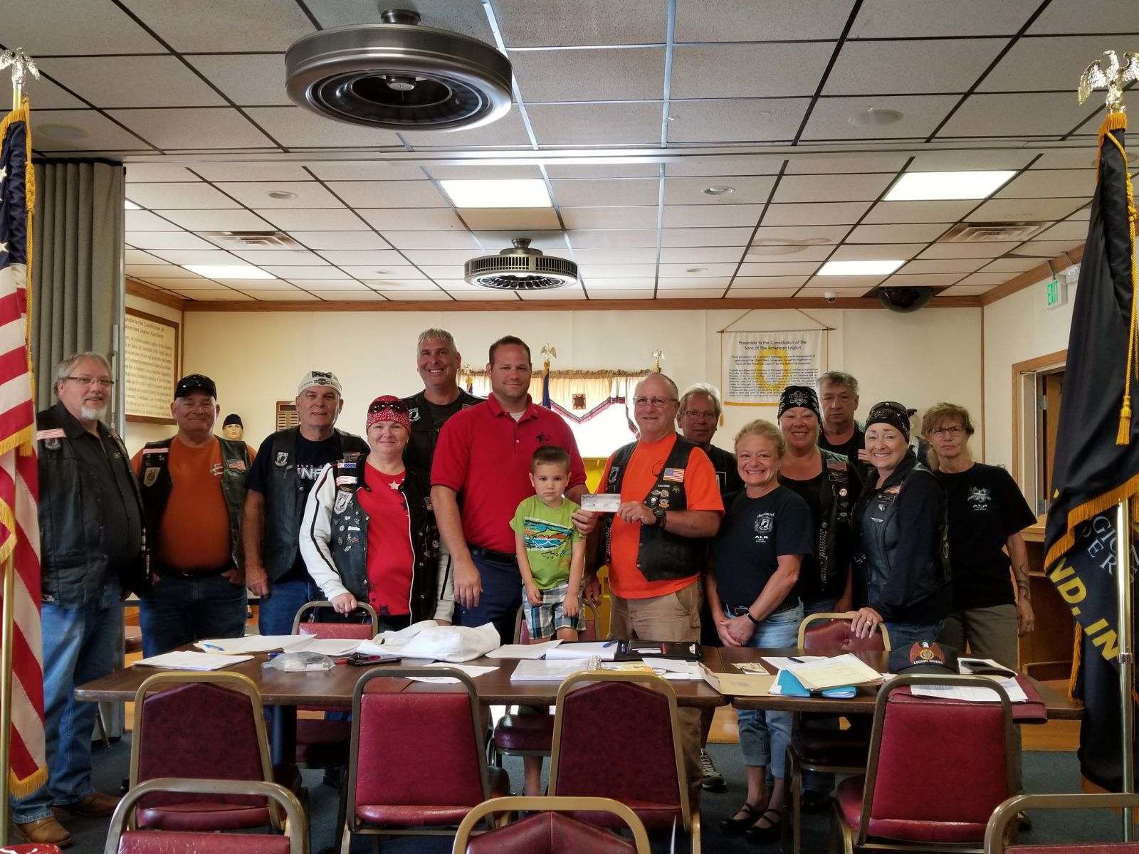 Orland Legion Riders donate to Quiet Knight